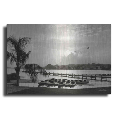 Luxe Metal Art 'Brewing Storm' by Lori Deiter, Metal Wall Art