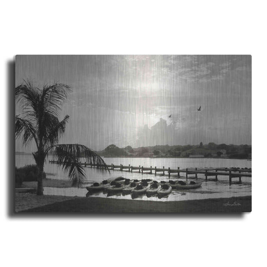 Luxe Metal Art 'Brewing Storm' by Lori Deiter, Metal Wall Art