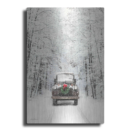 Luxe Metal Art 'Antique Christmas' by Lori Deiter, Metal Wall Art