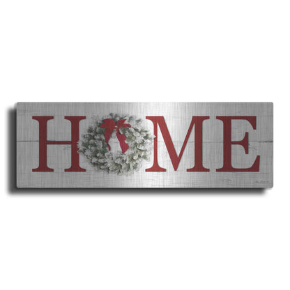 Luxe Metal Art 'Christmas Home' by Lori Deiter, Metal Wall Art