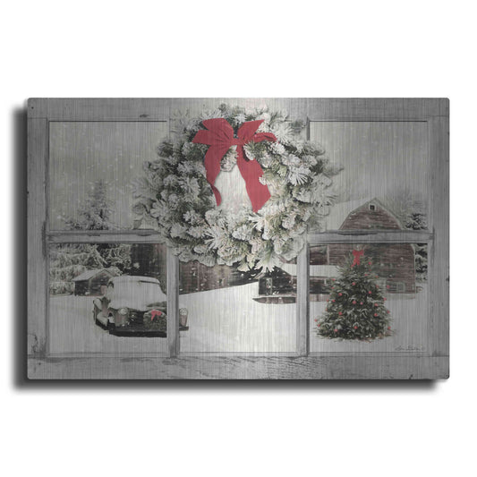 Luxe Metal Art 'It's Cold Outside' by Lori Deiter, Metal Wall Art