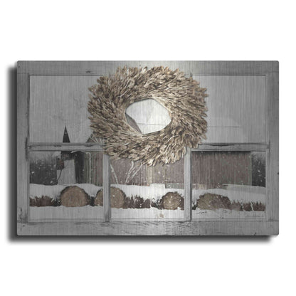 Luxe Metal Art 'Millersburg Winter View' by Lori Deiter, Metal Wall Art