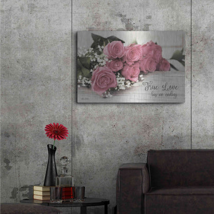 Luxe Metal Art 'True Love' by Lori Deiter, Metal Wall Art,36x24