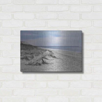 Luxe Metal Art 'Outer Banks Beach' by Lori Deiter, Metal Wall Art,24x16