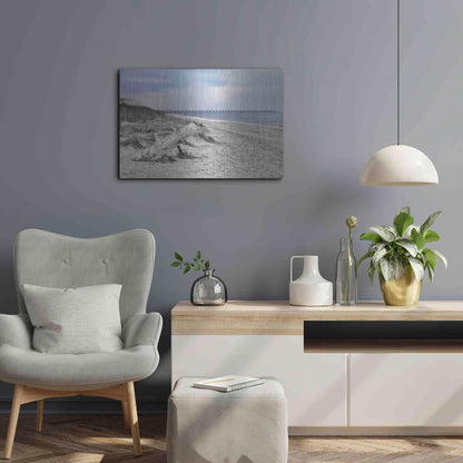 Luxe Metal Art 'Outer Banks Beach' by Lori Deiter, Metal Wall Art,24x16
