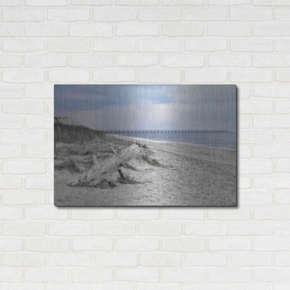 Luxe Metal Art 'Outer Banks Beach' by Lori Deiter, Metal Wall Art,36x24
