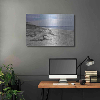 Luxe Metal Art 'Outer Banks Beach' by Lori Deiter, Metal Wall Art,36x24