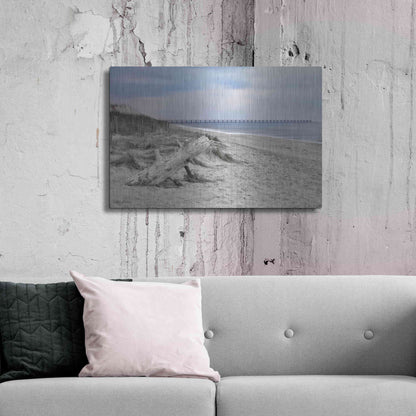 Luxe Metal Art 'Outer Banks Beach' by Lori Deiter, Metal Wall Art,36x24