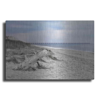 Luxe Metal Art 'Outer Banks Beach' by Lori Deiter, Metal Wall Art