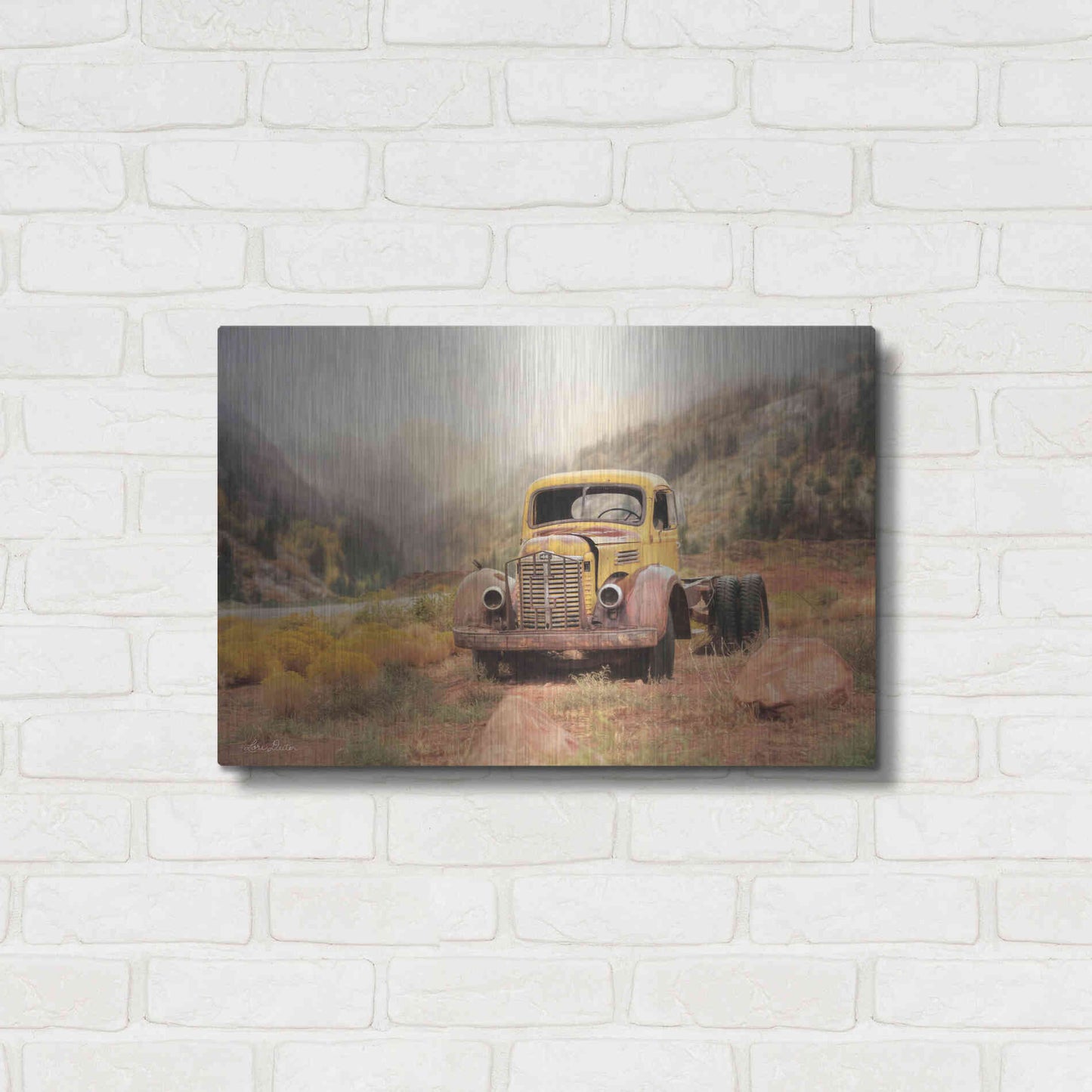 Luxe Metal Art 'Southwestern Relic' by Lori Deiter, Metal Wall Art,24x16