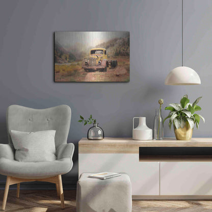 Luxe Metal Art 'Southwestern Relic' by Lori Deiter, Metal Wall Art,24x16
