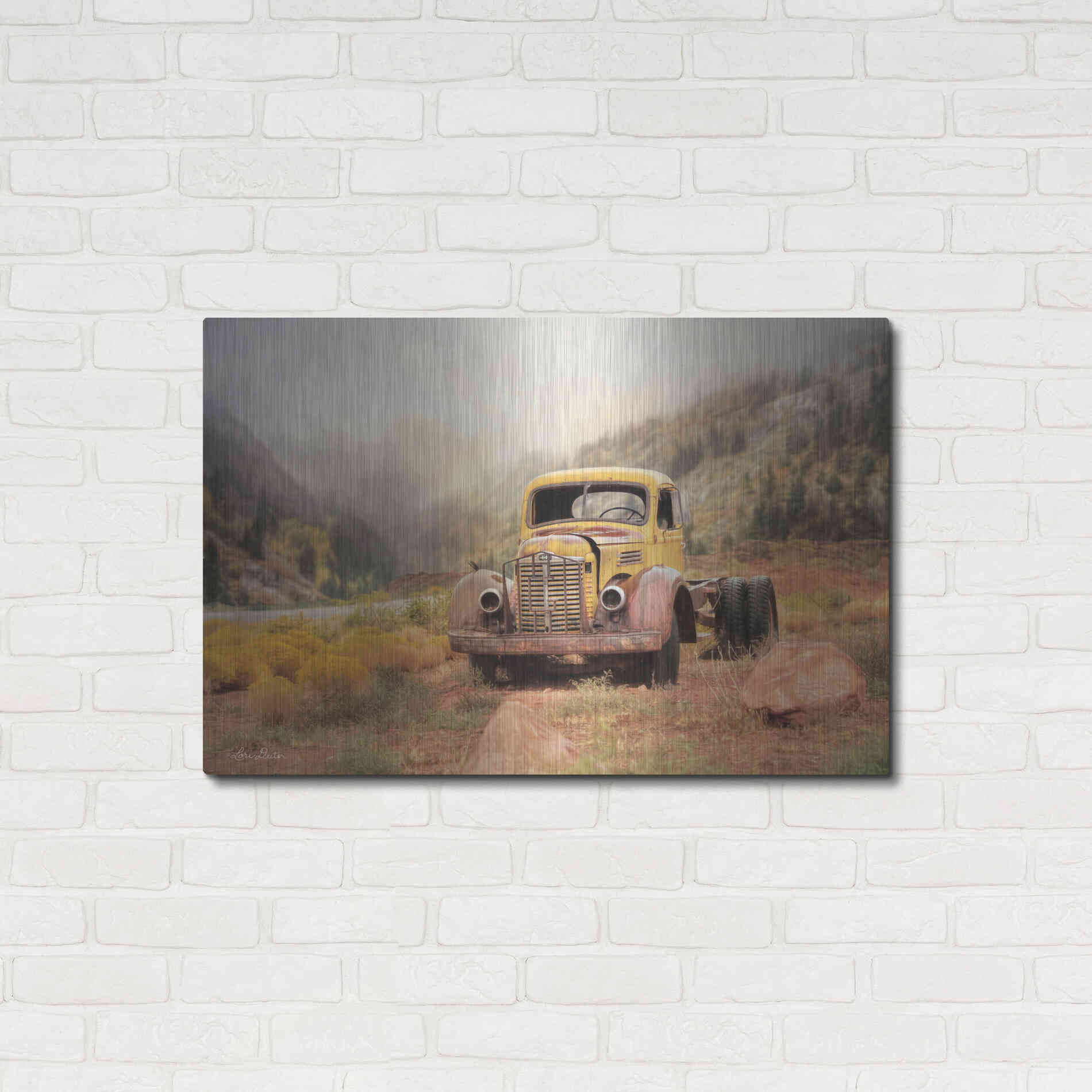 Luxe Metal Art 'Southwestern Relic' by Lori Deiter, Metal Wall Art,36x24