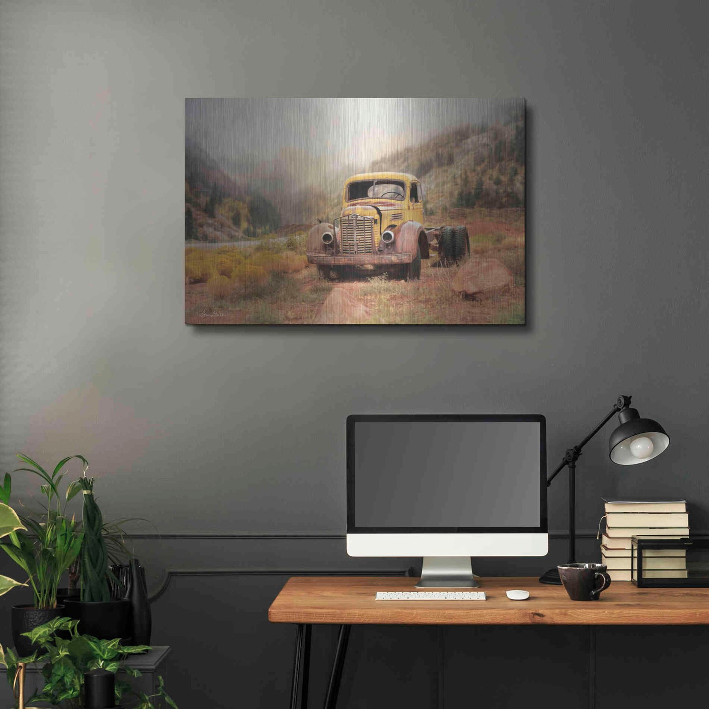 Luxe Metal Art 'Southwestern Relic' by Lori Deiter, Metal Wall Art,36x24