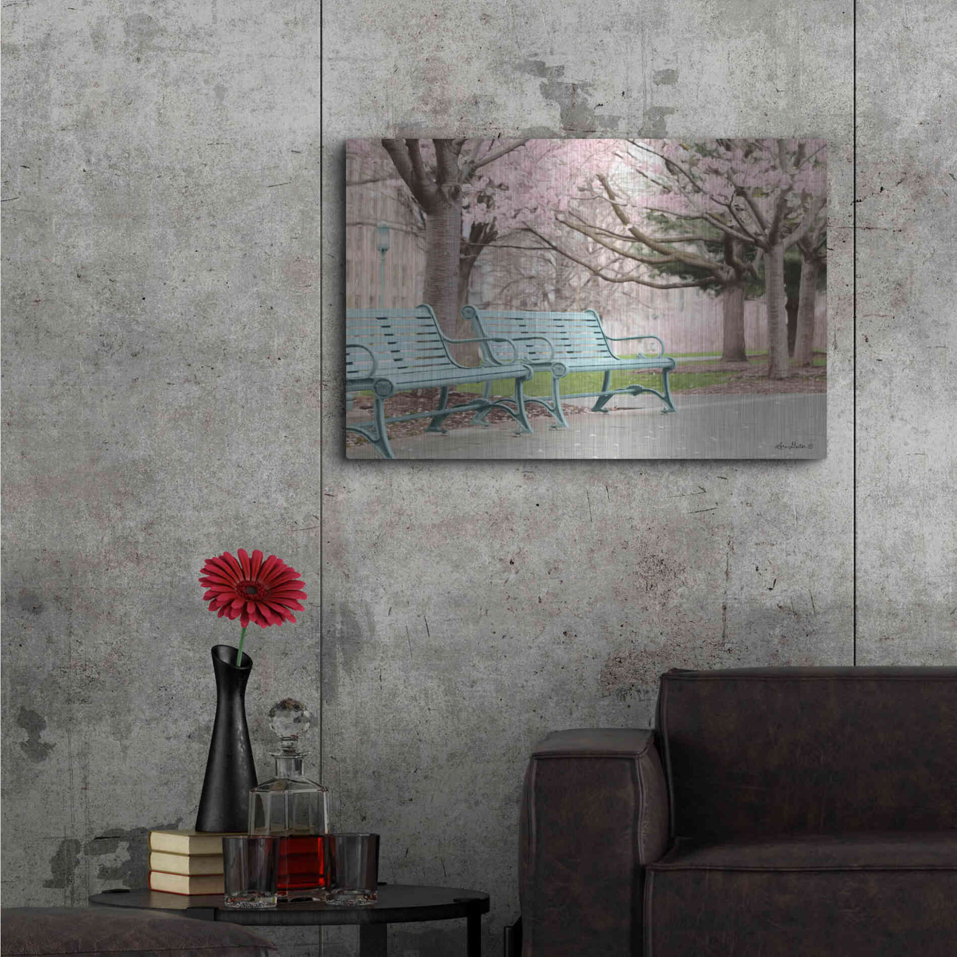 Luxe Metal Art 'Sheep Ranch' by Lori Deiter, Metal Wall Art,36x24