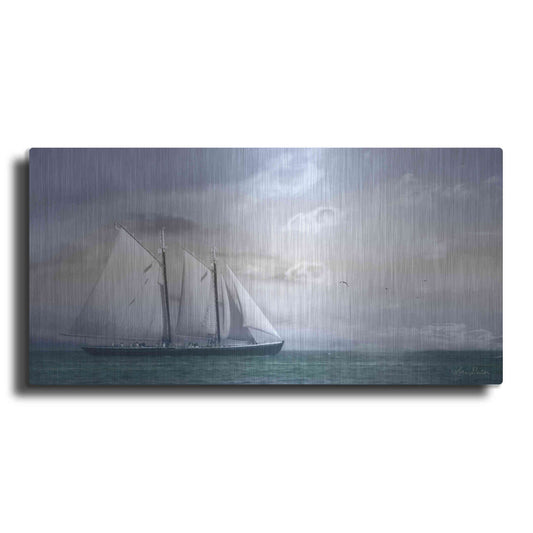 Luxe Metal Art 'Adventure on the Seas' by Lori Deiter, Metal Wall Art