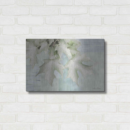 Luxe Metal Art 'The Maple Leaves' by Lori Deiter, Metal Wall Art,24x16