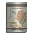 Luxe Metal Art 'French Seed Packet II' by Daphne Brissonet, Metal Wall Art