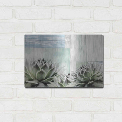 Luxe Metal Art 'Grow in Grace' by Lori Deiter, Metal Wall Art,16x12