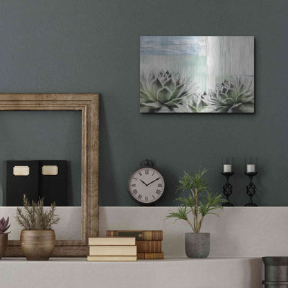 Luxe Metal Art 'Grow in Grace' by Lori Deiter, Metal Wall Art,16x12
