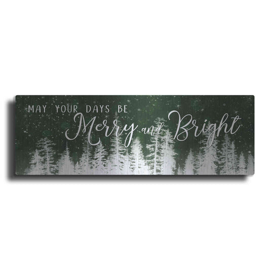 Luxe Metal Art 'Merry and Bright' by Lori Deiter, Metal Wall Art