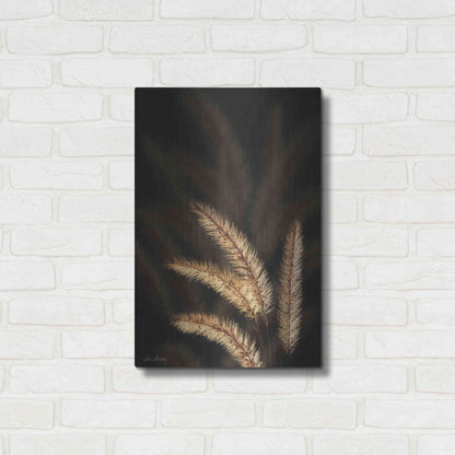 Luxe Metal Art 'Golden Grass I' by Lori Deiter, Metal Wall Art,16x24