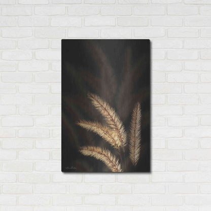 Luxe Metal Art 'Golden Grass I' by Lori Deiter, Metal Wall Art,24x36