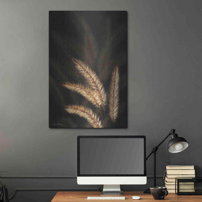 Luxe Metal Art 'Golden Grass I' by Lori Deiter, Metal Wall Art,24x36