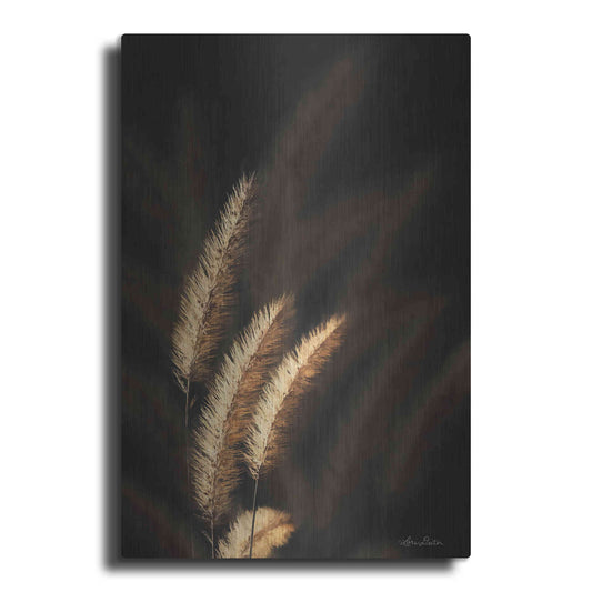 Luxe Metal Art 'Golden Grass III' by Lori Deiter, Metal Wall Art