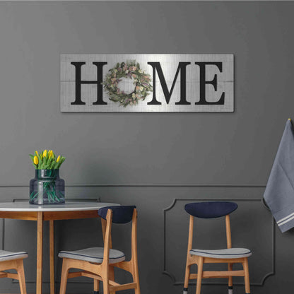 Luxe Metal Art 'Summer Home' by Lori Deiter, Metal Wall Art,48x16