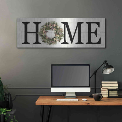 Luxe Metal Art 'Summer Home' by Lori Deiter, Metal Wall Art,48x16