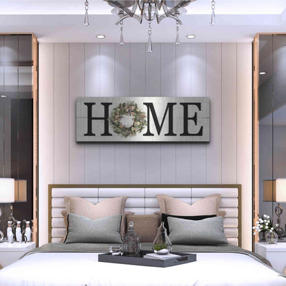 Luxe Metal Art 'Summer Home' by Lori Deiter, Metal Wall Art,48x16
