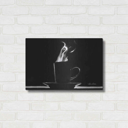 Luxe Metal Art 'Coffee Time I' by Lori Deiter, Metal Wall Art,24x16