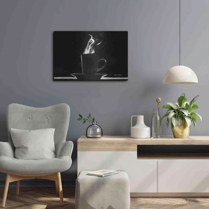 Luxe Metal Art 'Coffee Time I' by Lori Deiter, Metal Wall Art,24x16