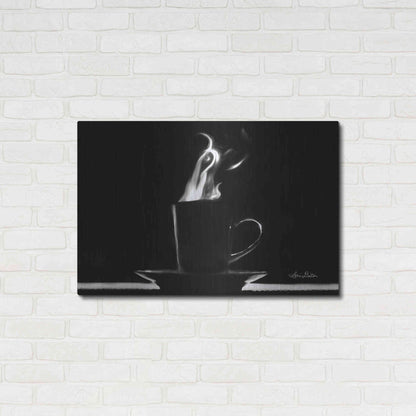 Luxe Metal Art 'Coffee Time I' by Lori Deiter, Metal Wall Art,36x24