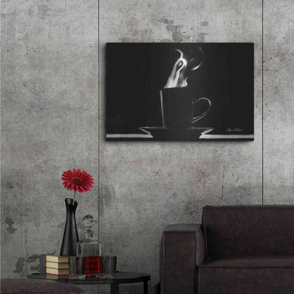 Luxe Metal Art 'Coffee Time I' by Lori Deiter, Metal Wall Art,36x24
