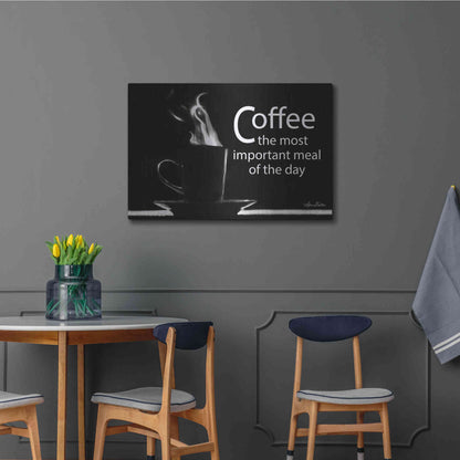 Luxe Metal Art 'Most Important Meal' by Lori Deiter, Metal Wall Art,36x24