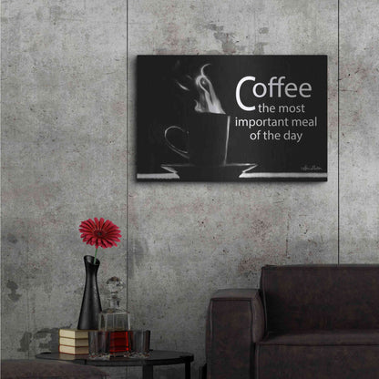 Luxe Metal Art 'Most Important Meal' by Lori Deiter, Metal Wall Art,36x24