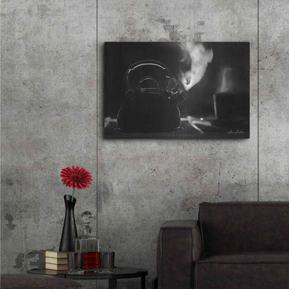 Luxe Metal Art 'Tea Time I' by Lori Deiter, Metal Wall Art,36x24