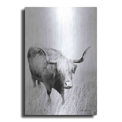 Luxe Metal Art 'Kiss My Hairy Face' by Lori Deiter, Metal Wall Art