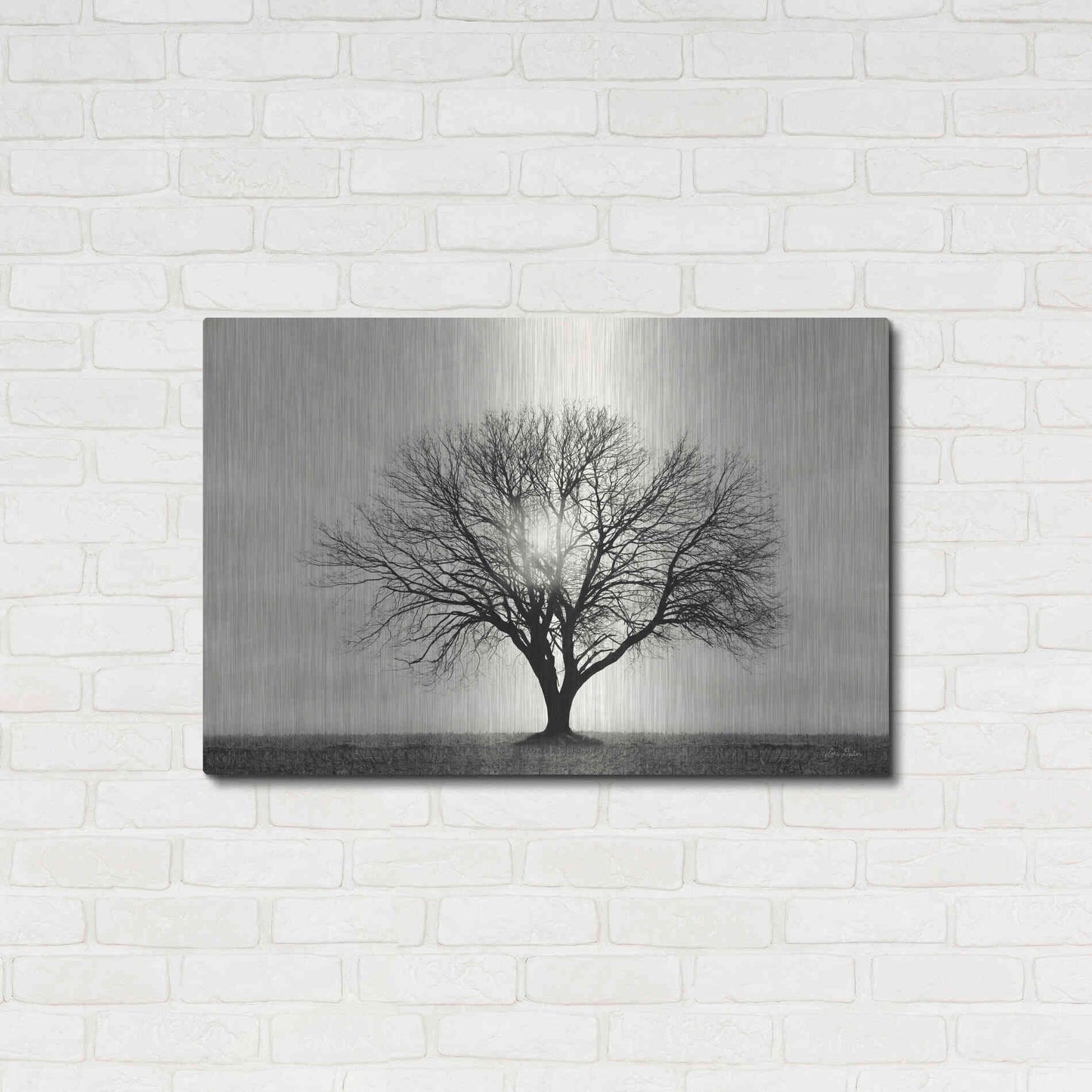 Luxe Metal Art 'Grow in Different Directions' by Lori Deiter, Metal Wall Art,36x24