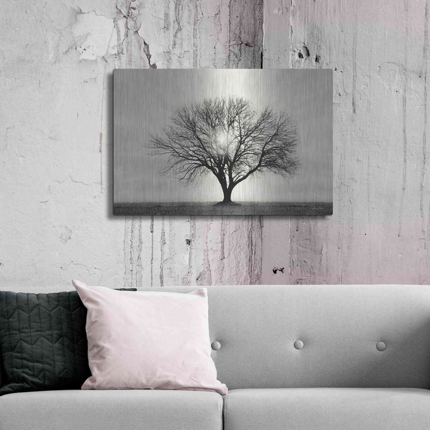 Luxe Metal Art 'Grow in Different Directions' by Lori Deiter, Metal Wall Art,36x24