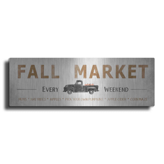 Luxe Metal Art 'Fall Market' by Lori Deiter, Metal Wall Art