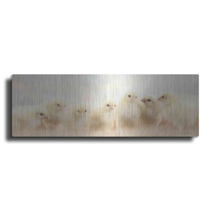 Luxe Metal Art 'Spring Line Up' by Lori Deiter, Metal Wall Art