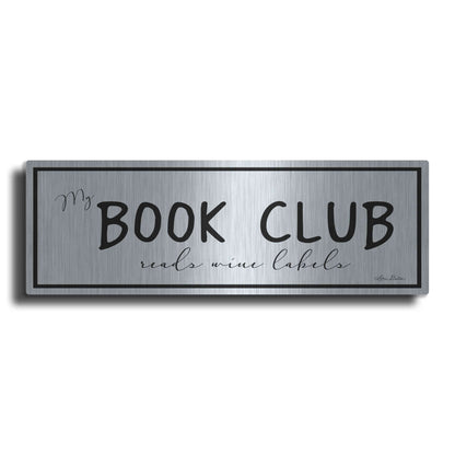 Luxe Metal Art 'My Book Club' by Lori Deiter, Metal Wall Art