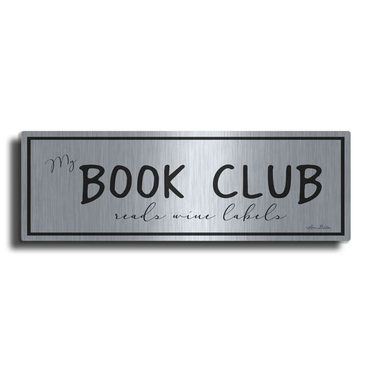 Luxe Metal Art 'My Book Club' by Lori Deiter, Metal Wall Art