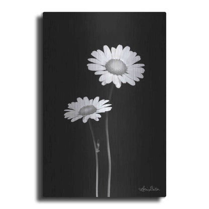 Luxe Metal Art 'Pair of Daisies' by Lori Deiter, Metal Wall Art