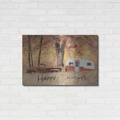 Luxe Metal Art 'Fall Camping' by Lori Deiter, Metal Wall Art,36x24