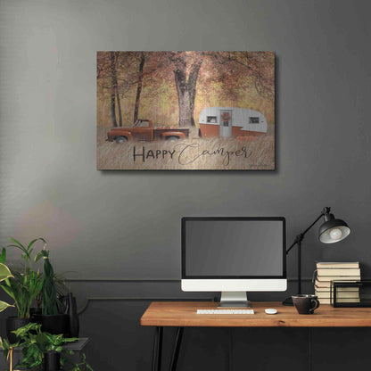 Luxe Metal Art 'Fall Camping' by Lori Deiter, Metal Wall Art,36x24