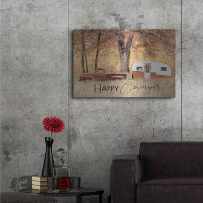 Luxe Metal Art 'Fall Camping' by Lori Deiter, Metal Wall Art,36x24