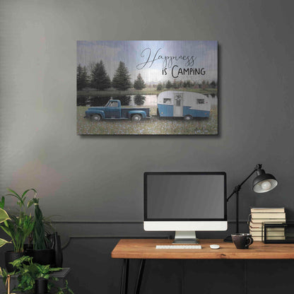 Luxe Metal Art 'Spring Camping II' by Lori Deiter, Metal Wall Art,36x24